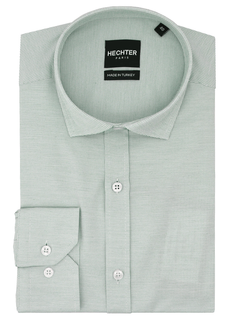 Jacque Business Green Woven Shirt