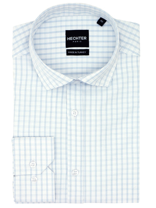 Jacque Business Blue Checked Shirt