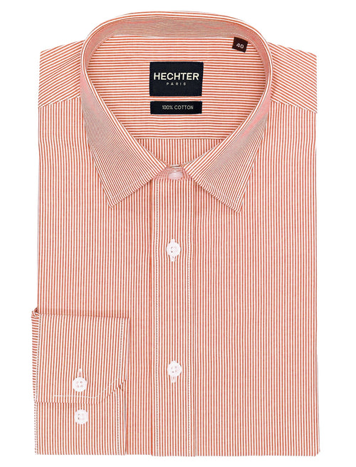 Liberty Business Orange Striped Shirt