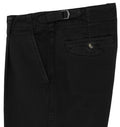 Milo Black Side Tab Cotton Chino