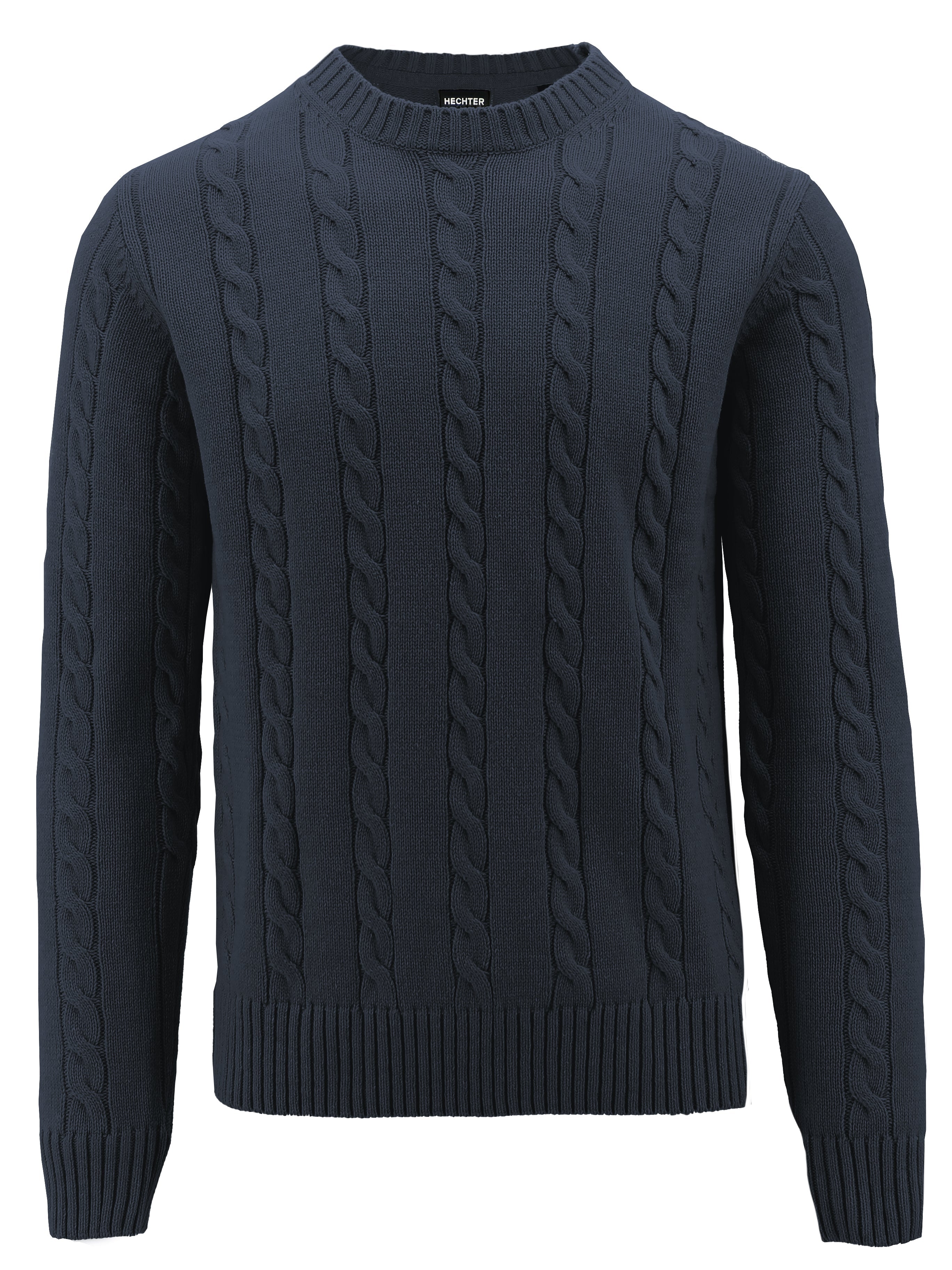 Navy Cable Knit Jumper