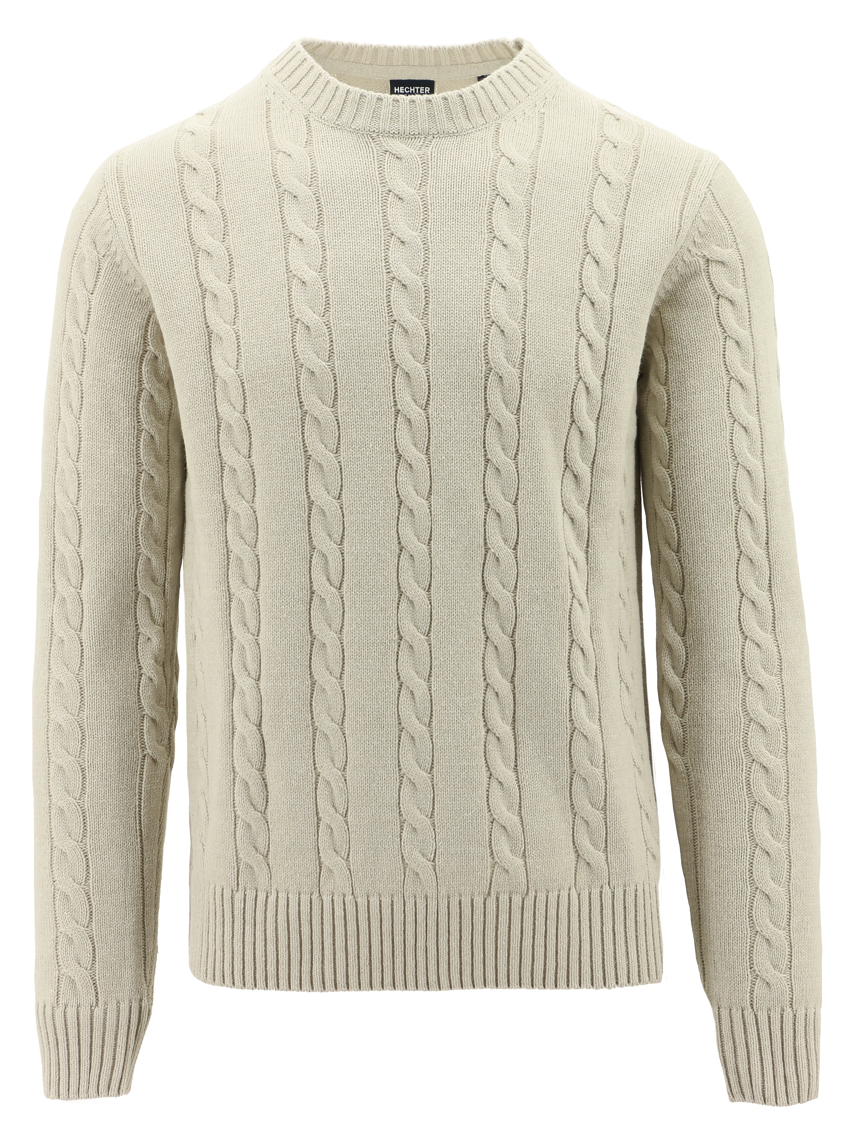 pearl neck cable knit（ivory） Ivory Cable Knit Jumper
