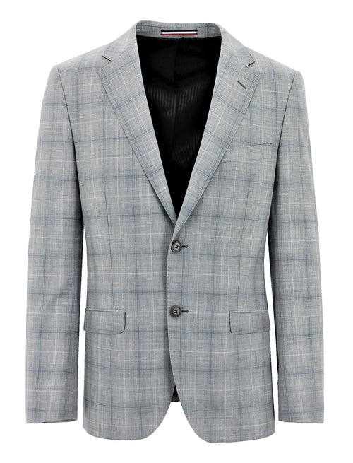 Parker Edward Grey Checked Suit