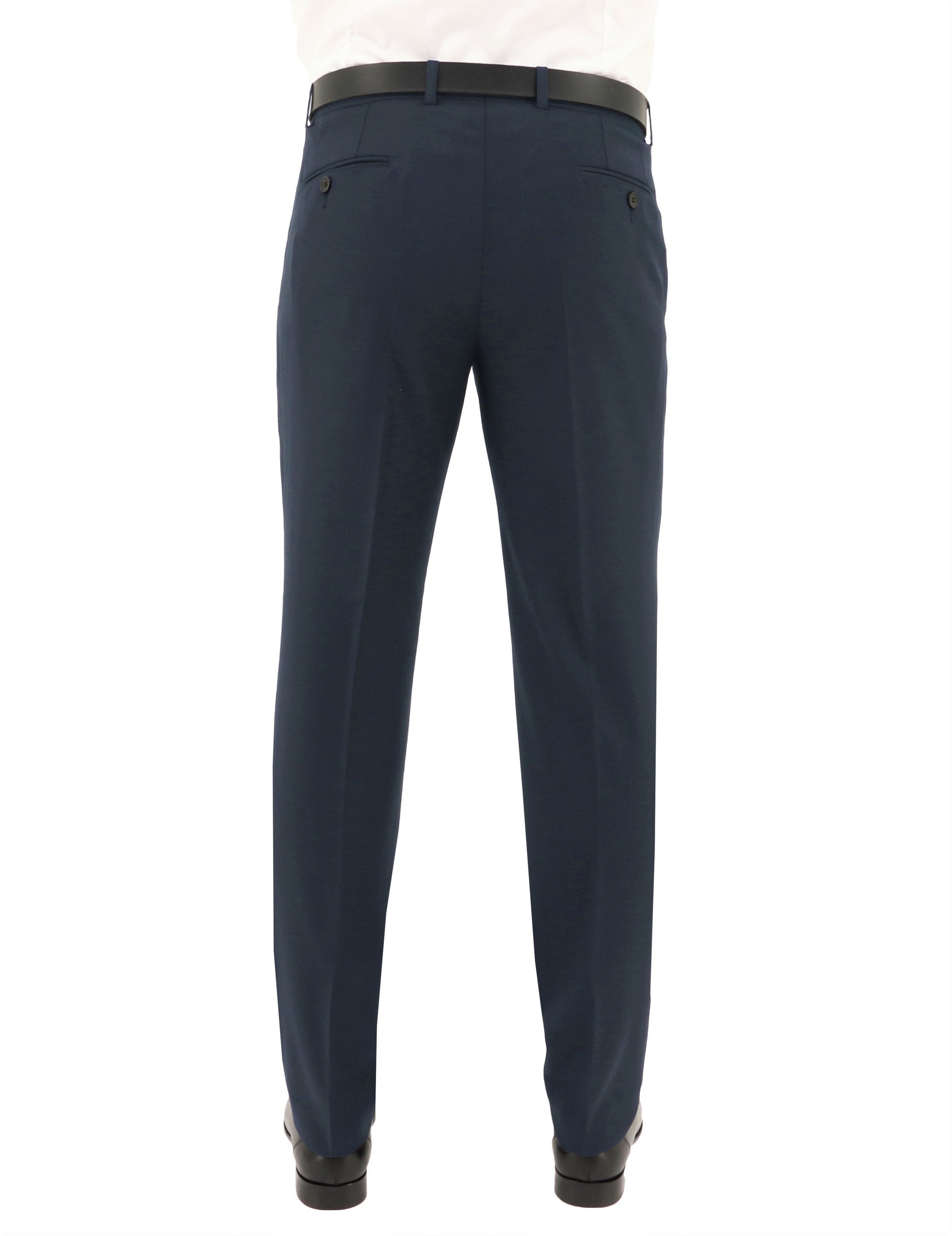 Edward 106 Deep Blue Wool Trouser