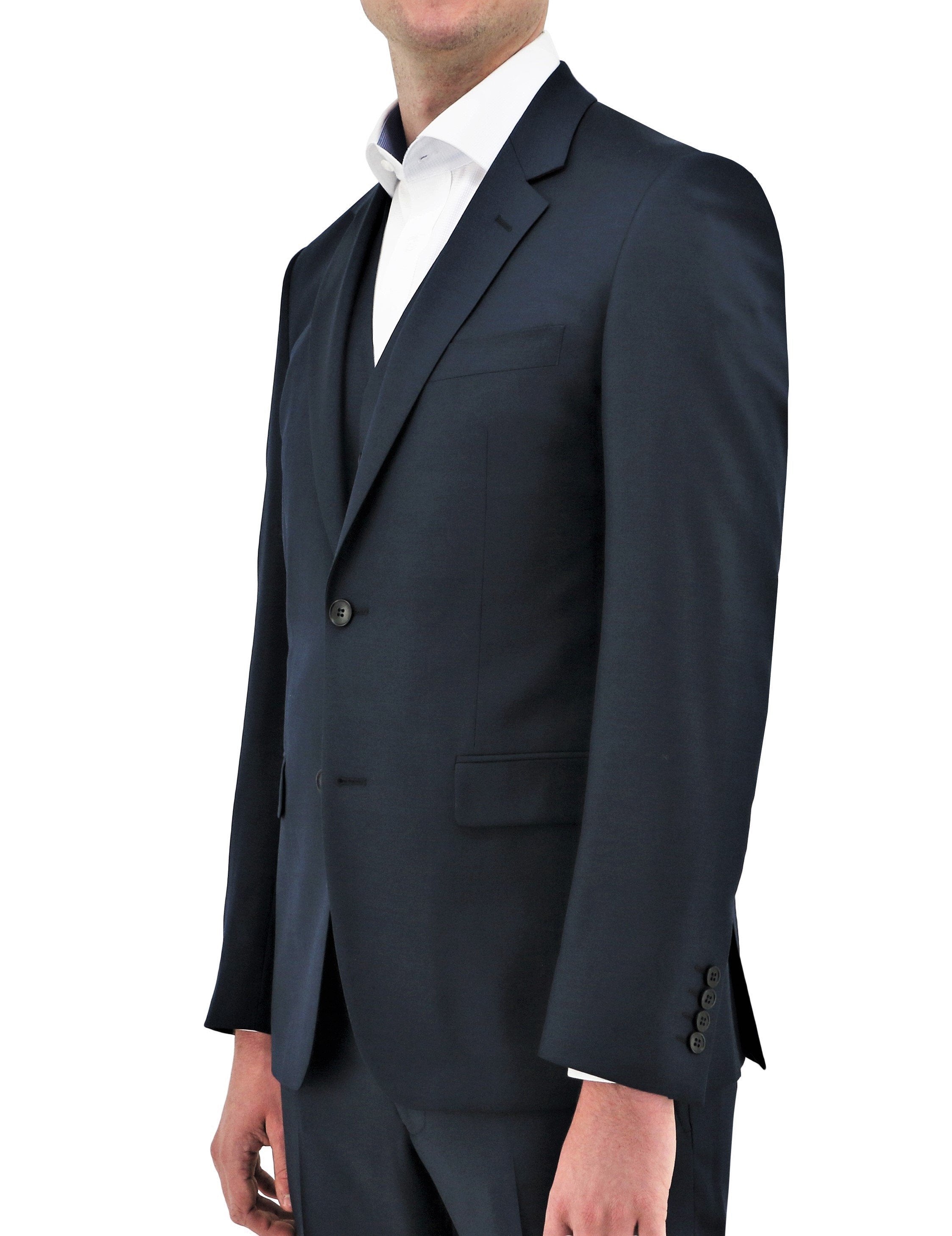 Shape 106 Deep Blue Wool Suit Jacket