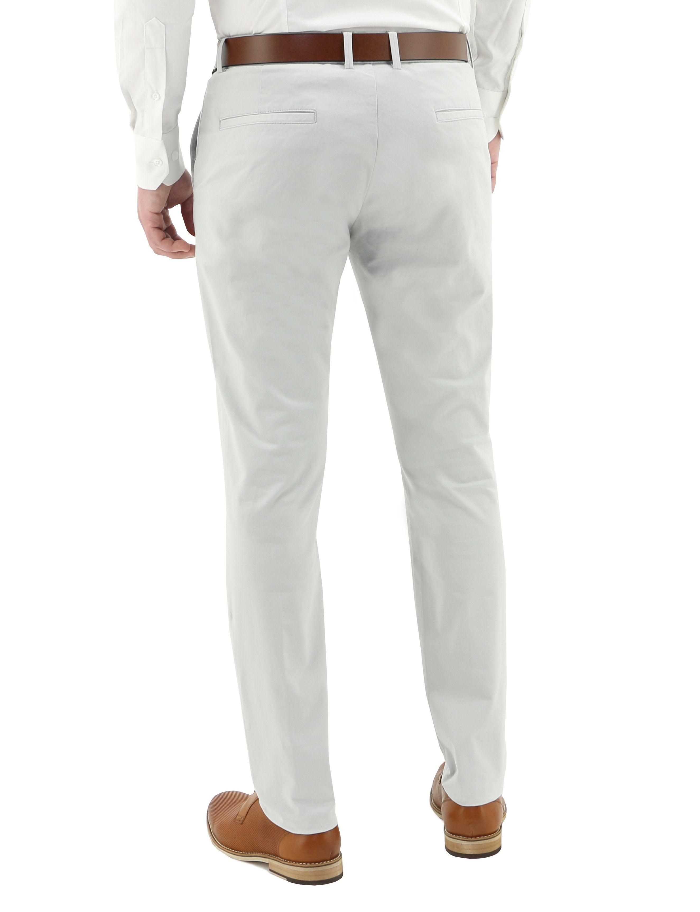 Light Grey 490 Slim Chino